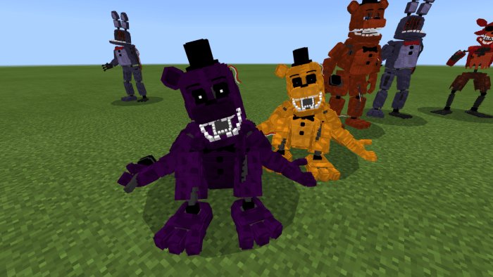 Five Nights at Freddy's 2 addon for MCPE // Full Addon Review