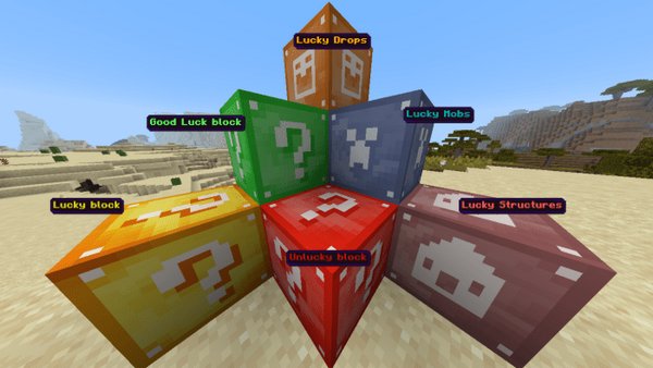 Elingo's Lucky Blocks Add-on (Big Update!) 1.20.41+