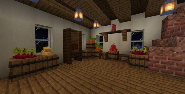 Medieval Furniture addon for Minecraft PE 1.16.210