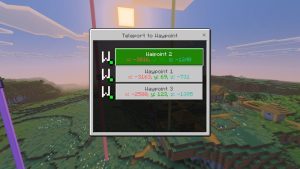 Waypoints addon for Minecraft Bedrock 1.21.131
