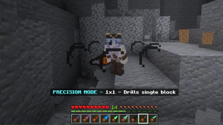 Mining Drills addon for Minecraft Bedrock 1.21.132
